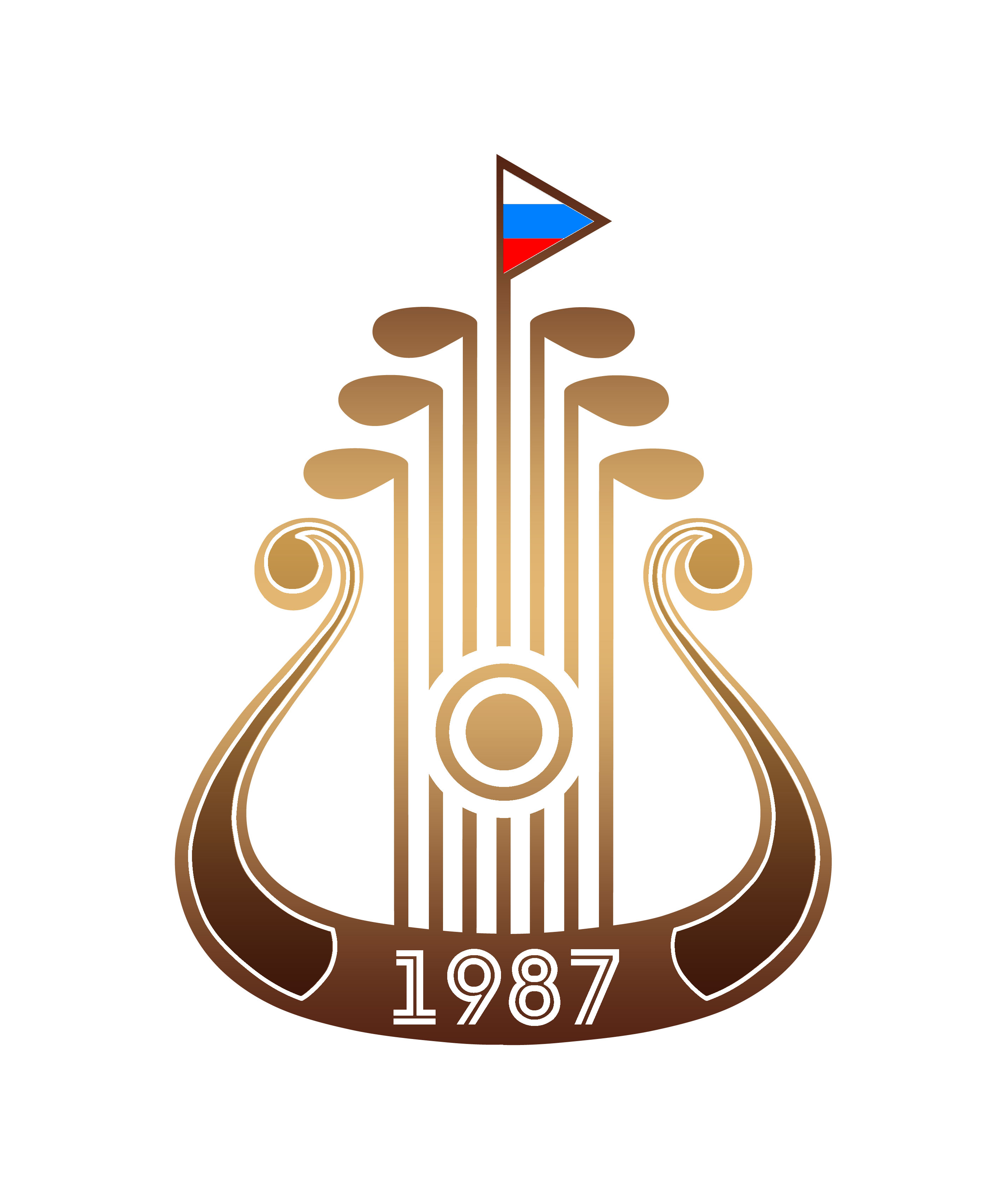 Одна из разработок обновленного логотипа для Московского городского гольф-клуба "МГГК" ...